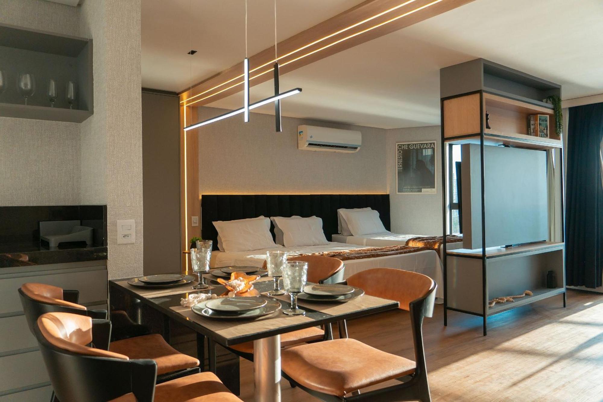 Apartment Beira Mar - Flat De Luxo No Iate Plaza! *